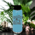 Light Blue golf water bottle Less Talk More Golf