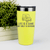 Yellow golf tumbler Life Is A Game