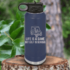 Navy golf water bottle Life Is A Game