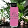 Pink golf water bottle Life Is A Game
