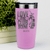 Pink Golf Tumbler With Love The Club Scene Design
