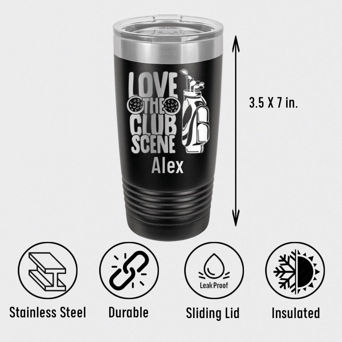 Love The Club Scene Tumbler