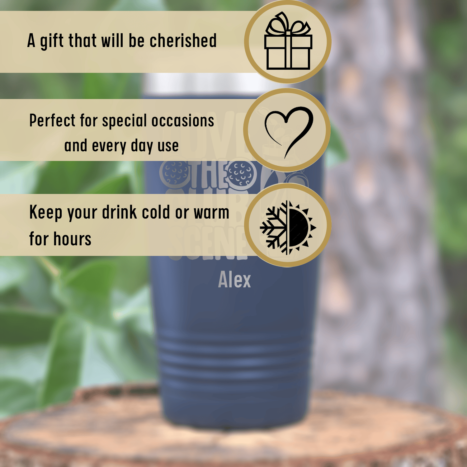 Love The Club Scene Tumbler