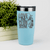 Teal golf tumbler Love The Club Scene