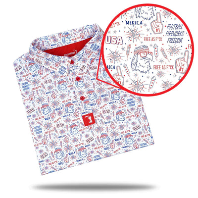 'Merica Golf Polo