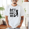 White Mens T-Shirt With Par Tee Time Design