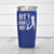 Blue golf tumbler Par Tee Time