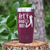 Maroon golf tumbler Par Tee Time