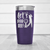 Purple golf tumbler Par Tee Time