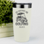 White Golf Tumbler With Rather Be Golfin Design