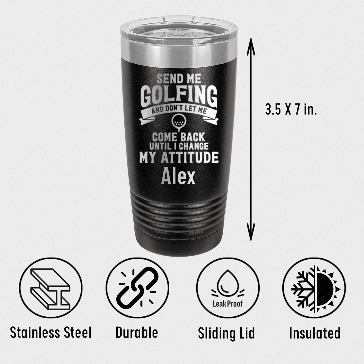 Send Me Golfing Tumbler
