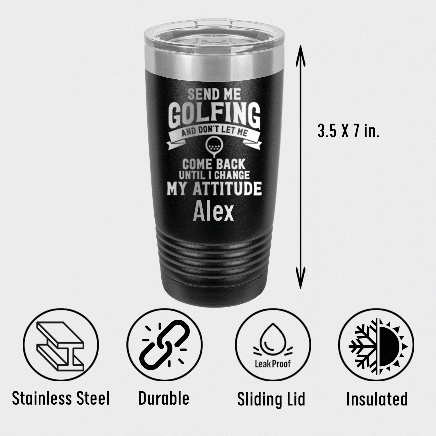 Send Me Golfing Tumbler