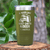 Military Green Golf Tumbler With Sip And Swing Design