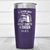Purple Golf Tumbler With Sip And Swing Design