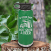 Green golf water bottle Sip And Swing