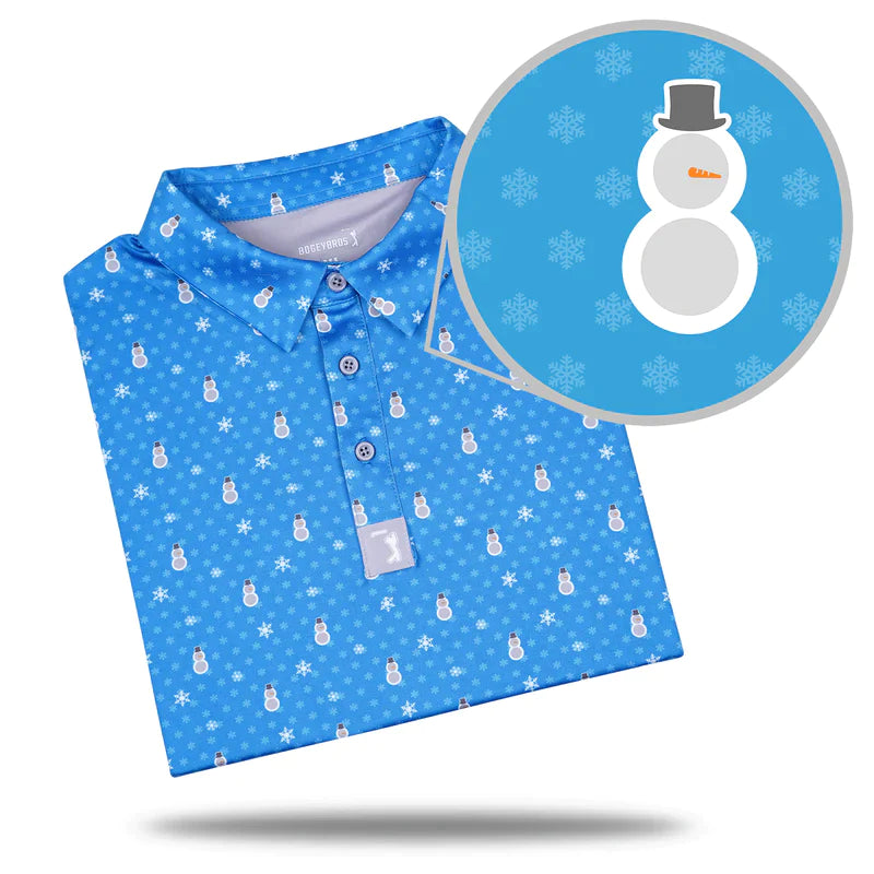 Snowman Golf Polo