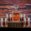 Engraved Golf Decanter and Glasses