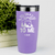 Light Purple Golf Tumbler With Talk Birdie To Me Design