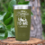 Military Green Golf Tumbler With Talk Birdie To Me Design