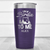 Purple Golf Tumbler With Talk Birdie To Me Design