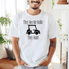 White Mens T-Shirt With They See Me Rollin Design