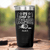 Black Golf Tumbler With Time To Par Tee Design