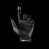 Through Touch Golf Glove Black Palm view