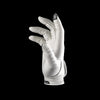 Through Touch Golf Glove White Side view
