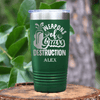 Green Golf Tumbler With Weapons Of Grass Destruction Design
