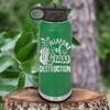 Green golf water bottle Weapons Of Grass Destruction