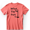 Light Red Mens T-Shirt With What The Putt Design
