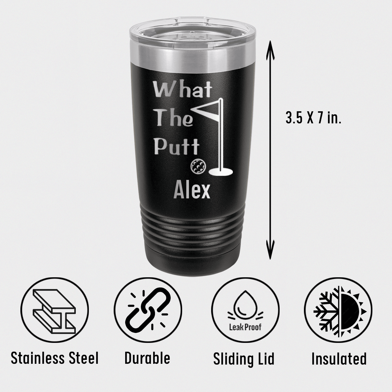 What The Putt Tumbler