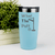 Teal golf tumbler What The Putt
