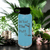 Light Blue golf water bottle What The Putt