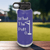 Purple golf water bottle What The Putt