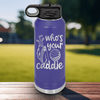 Purple golf water bottle Whos Your Caddie