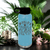 Light Blue golf water bottle Worlds Kinda Good Gofler