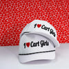 I ❤️ Cart Girls Golf Hat