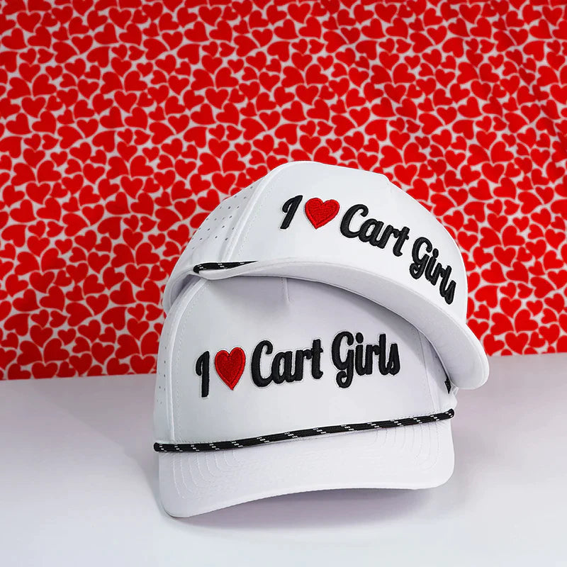 I ❤️ Cart Girls Golf Hat