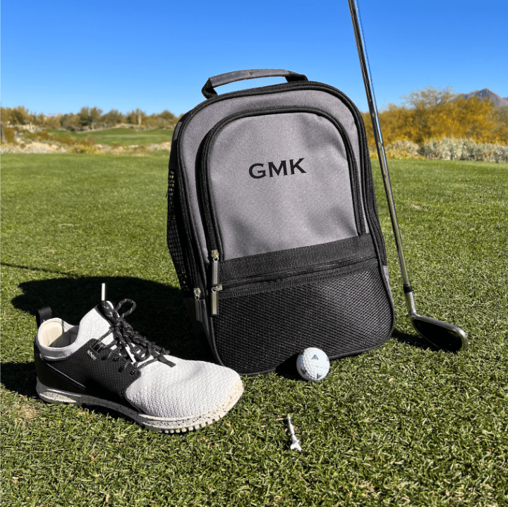Personalized golf shoe bag hotsell