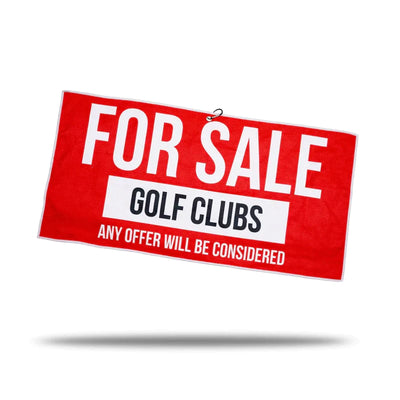 Clubs For Sale Golf Towel