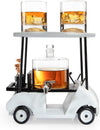 Golf Cart Whiskey Decanter Set