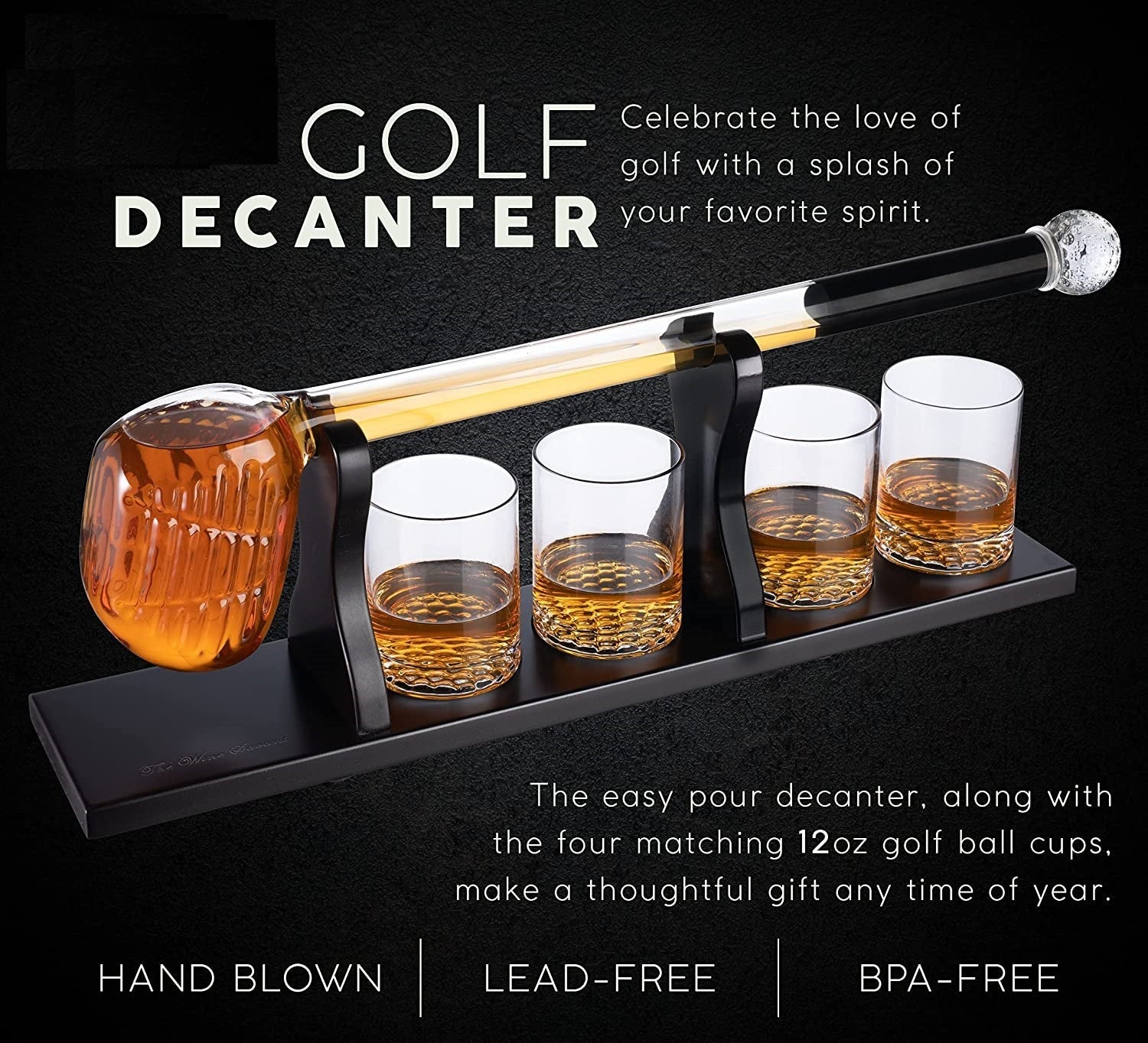 Golf Club Whiskey Decanter