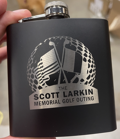 Custom Flask Golf Tournament Gift