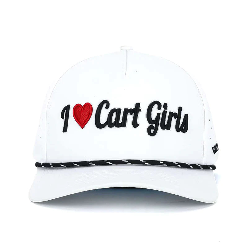 I ❤️ Cart Girls Golf Hat