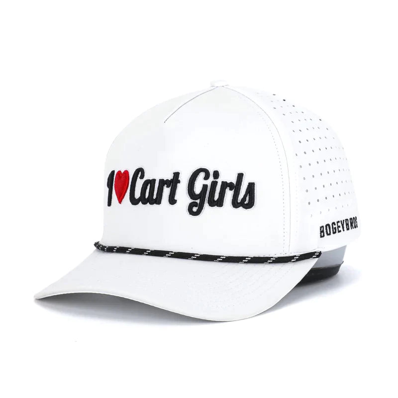 I ❤️ Cart Girls Golf Hat