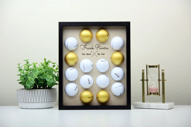 Custom Golf Ball Display Frame