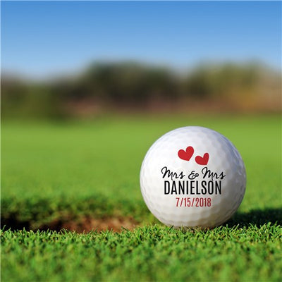 Mr. and Mrs. Golf Ball Set
