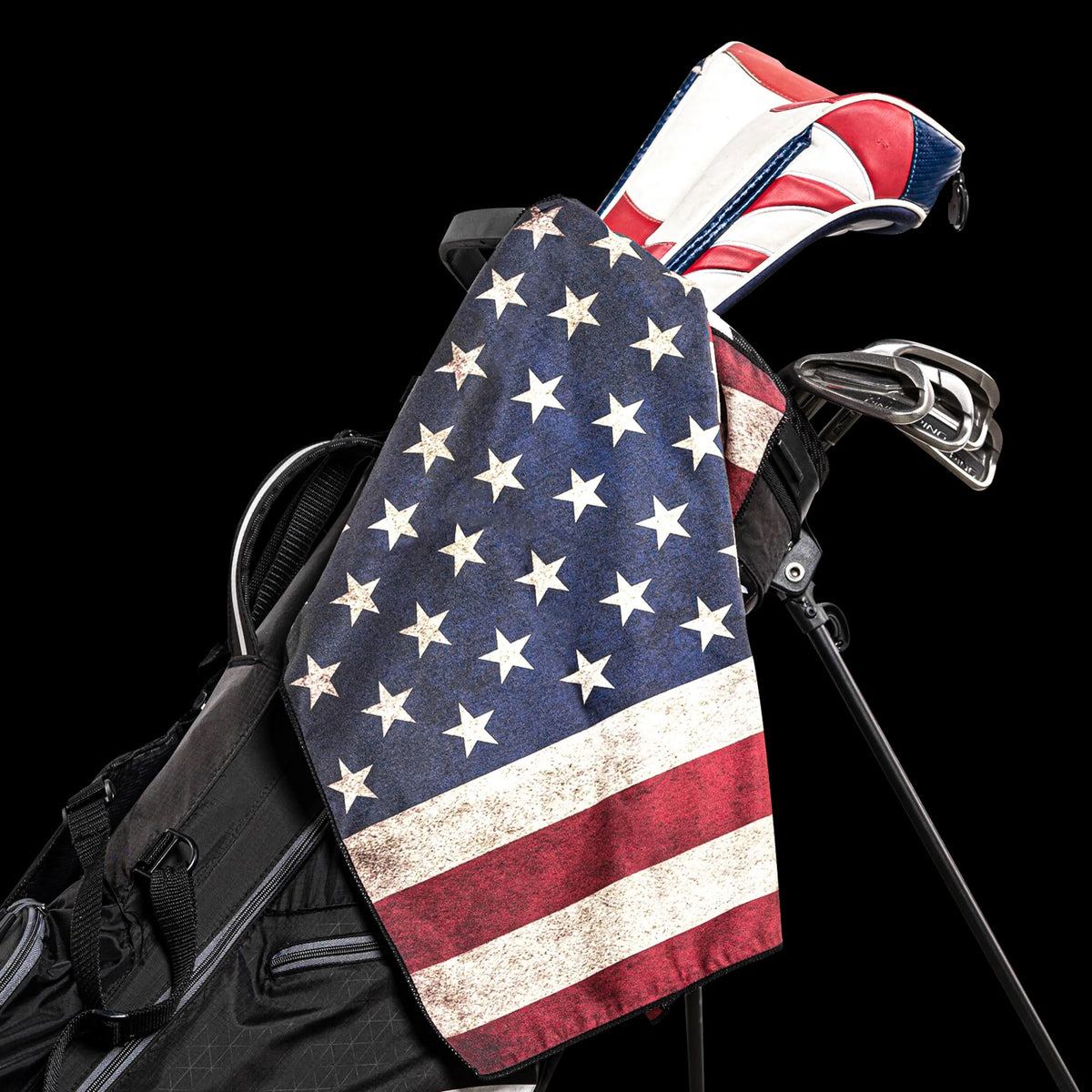 USA Microfiber Suede Golf Towel Groovy Golfer